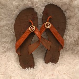 Tory Burch Orange sandals Flip Flops